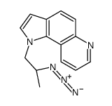 1-[(2S)-2-azidopropyl]pyrrolo[2,3-f]quinoline结构式