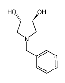 1-(phenylmethyl)-3,4-pyrrolidinediol Structure