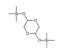 trimethyl-[(5-trimethylsilyloxy-1,4-dioxan-2-yl)oxy]silane Structure