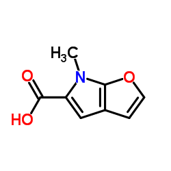 6H-Furo[2,3-b]pyrrole-5-carboxylicacid,6-methyl-(9CI) Structure