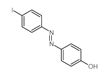Phenol,4-[2-(4-iodophenyl)diazenyl]- Structure
