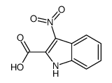 1H-Indole-2-carboxylicacid,3-nitro-(9CI) structure