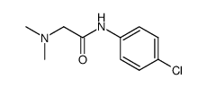 N-(4-chlorophenyl)-2-(dimethylamino)acetamide Structure