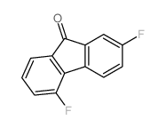 9H-Fluoren-9-one,2,5-difluoro- Structure