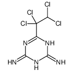 6-(1,1,2,2-tetrachloroethyl)-1,3,5-triazine-2,4-diamine结构式