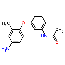 N-[3-(4-Amino-2-methylphenoxy)phenyl]acetamide结构式