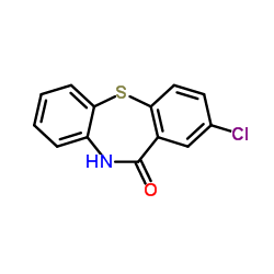 2-氯二苯并[b,f]的[1,4]硫氮杂-11(10H)-酮结构式