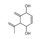 5-methylidene-6-prop-1-en-2-ylcyclohex-2-ene-1,4-diol结构式