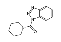 1-(1-piperidinylcarbonyl)-1H-benzotriazole结构式