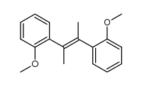2,2'-dimethoxy-α,α'-dimethylstilbene Structure