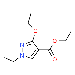 1H-Pyrazole-4-carboxylicacid,3-ethoxy-1-ethyl-,ethylester(9CI)结构式