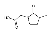 (3-methyl-2-oxo-pyrrolidin-1-yl)-acetic acid结构式