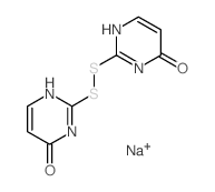 2-[(4-oxo-3H-pyrimidin-2-yl)disulfanyl]-3H-pyrimidin-4-one Structure