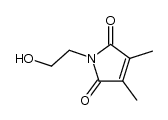 1-(2-hydroxy-ethyl)-3,4-dimethyl-pyrrole-2,5-dione Structure