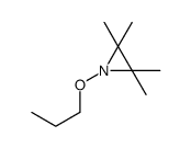Aziridine, 2,2,3,3-tetramethyl-1-propoxy- (9CI) Structure