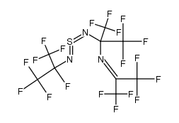 sulfur perfluoroisopropylimide (2,2,2-trifluoro-1-perfluoroisopropylideneamino-1-trifluoromethylethyl)imide结构式