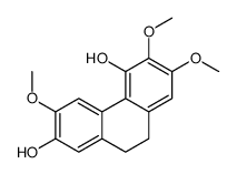 9,10-Dihydro-3,6,7-trimethoxy-2,5-phenanthrenediol结构式