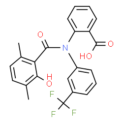 Benzoic acid,2-[(2-hydroxy-3,6-dimethylbenzoyl)[3-(trifluoromethyl)phenyl]amino]- picture