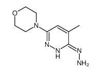 Morpholine, 4-(6-hydrazino-5-methyl-2-pyridazinyl)-, dihydrochloride,hydrate structure