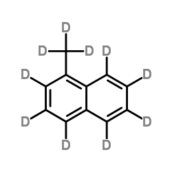 1-(2H3)Methyl(2H7)naphthalene Structure