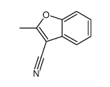 3-Benzofurancarbonitrile, structure