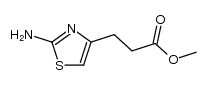 methyl 3-(2-amino-4-thiazolyl)propionate Structure