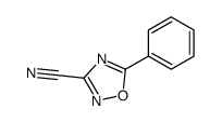 5-phenyl-1,2,4-oxadiazole-3-carbonitrile结构式