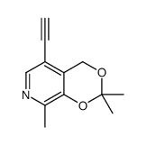 5-ethynyl-2,2,8-trimethyl-4H-[1,3]dioxino[4,5-c]pyridine结构式