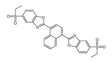 2,2'-(naphthalene-1,4-diyl)bis[5-(ethylsulphonyl)benzoxazole] Structure