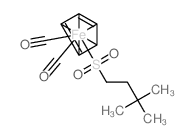 carbon monoxide,cyclopenta-1,3-diene,3,3-dimethyl-1-sulfinatobutane,iron(6+)结构式