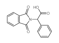 2-(1,3-dioxoisoindol-2-yl)-2-phenyl-acetic acid结构式