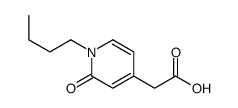 2-(1-butyl-2-oxopyridin-4-yl)acetic acid Structure