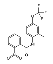 N-[2-methyl-4-(trifluoromethoxy)phenyl]-2-nitrobenzamide Structure