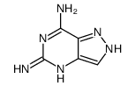 1H-Pyrazolo[4,3-d]pyrimidine-5,7-diamine (9CI)结构式