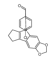 5-(4-chloro-benzoyl)-5,6,7,8-tetrahydro-cyclopenta[b][1,3]dioxolo[4,5-f]indole结构式