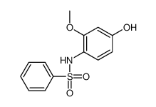 N-(4-hydroxy-2-methoxyphenyl)benzenesulfonamide结构式