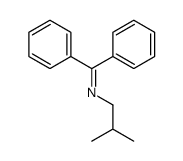 N-(2-methylpropyl)-1,1-diphenylmethanimine Structure