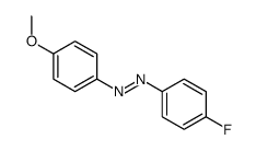 (4-fluorophenyl)-(4-methoxyphenyl)diazene Structure