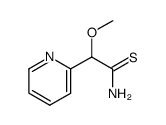 2-methoxy-2-pyridin-2-yl-thioacetamide结构式