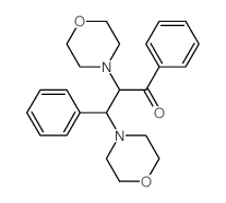 2,3-dimorpholin-4-yl-1,3-diphenyl-propan-1-one结构式