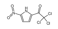 2,2,2-trichloro-1-(5-nitro-1H-pyrrol-2-yl)ethan-1-one Structure