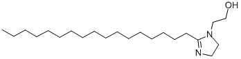 Heptadecyl hydroxyethyl imidazoline Structure