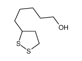 5-(dithiolan-3-yl)pentan-1-ol结构式
