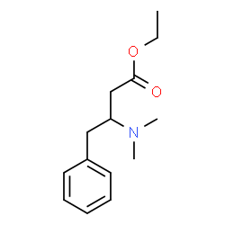 β-(Dimethylamino)benzenebutanoic acid ethyl ester结构式