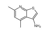 4,6-dimethylthieno[2,3-b]pyridin-3-ylamine Structure