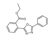 ethyl 2-(5-phenyl-1,3,4-oxadiazol-2-yl)benzoate结构式