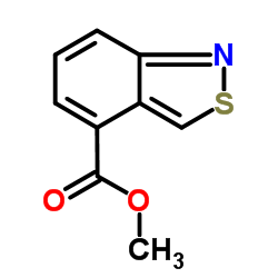 Methyl 2,1-benzothiazole-4-carboxylate structure