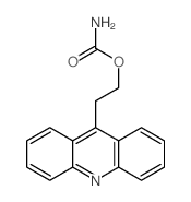 2-acridin-9-ylethyl carbamate结构式