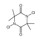 1,4-dichloro-3,3,6,6-tetramethylpiperazine-2,5-dione结构式