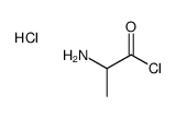 2-aminopropanoyl chloride,hydrochloride Structure